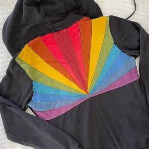 Aviator Nation Rainbow Zip hoodie